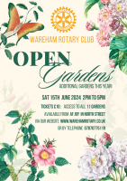 Wareham Rotary Open Gardens 2024